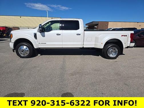 White Platinum Clearcoat Metallic 2018 Ford F-450 Platinum