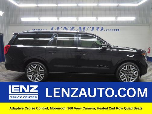 Agate Black Metallic 2025 Ford Expedition Max Platinum