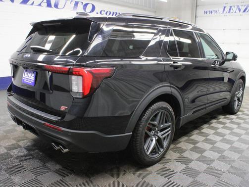 Agate Black Metallic 2025 Ford Explorer ST