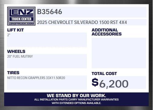 2025 Chevrolet Silverado 1500 RST