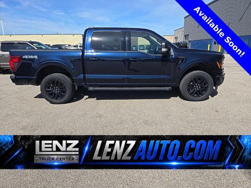 Antimatter Blue Metallic 2024 Ford F-150 XLT