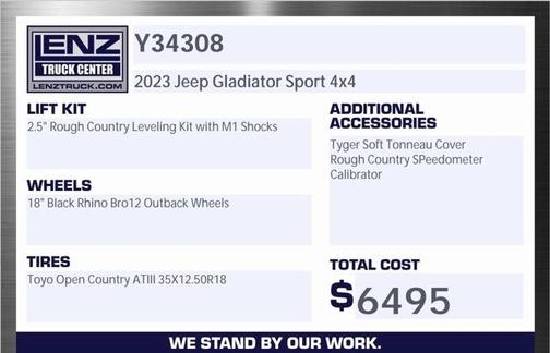 2023 Jeep Gladiator Sport