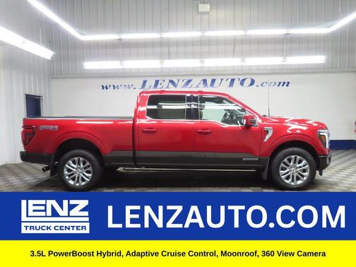 Rapid Red Metallic Tinted Clearcoat 2024 Ford F-150 King Ranch