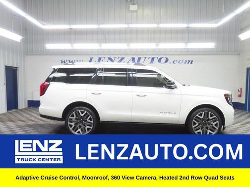 Star White Metallic Tri-Coat 2025 Ford Expedition Platinum