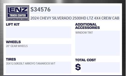 2024 Chevrolet Silverado 2500 LTZ