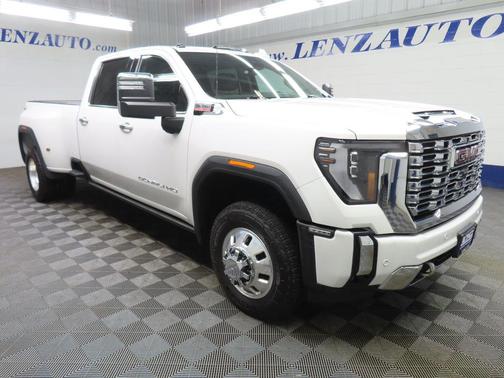 White Frost Tricoat 2024 GMC Sierra 3500 Denali