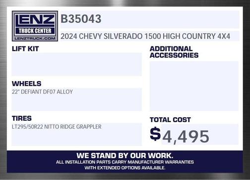 2024 Chevrolet Silverado 1500 High Country