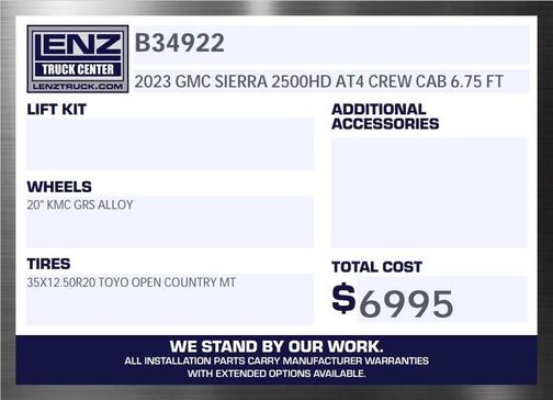 2023 GMC Sierra 2500 AT4