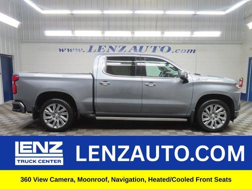 Satin Steel Metallic 2019 Chevrolet Silverado 1500 High Country