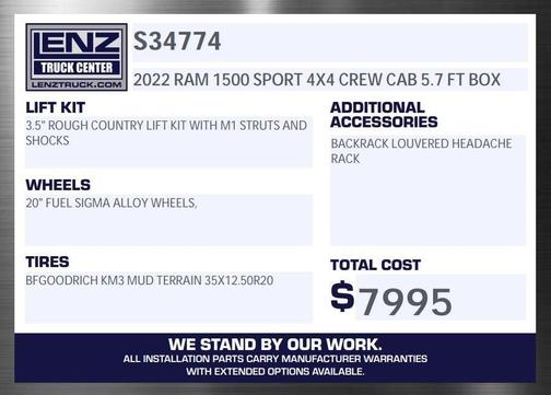 2022 RAM 1500 Sport