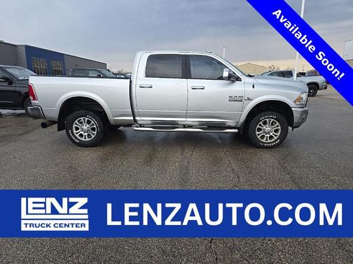 Bright Silver Metallic Clearcoat 2017 RAM 2500 Laramie Crew Cab 4x4 6'4' Box