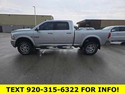 Bright Silver Metallic Clearcoat 2017 RAM 2500 Laramie Crew Cab 4x4 6'4' Box