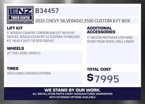 2025 Chevrolet Silverado 2500 Custom