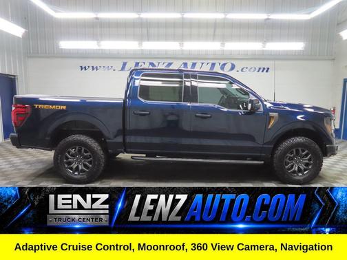 Antimatter Blue Metallic 2025 Ford F-150 Tremor