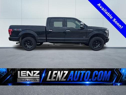 Shadow Black 2017 Ford F-150 Platinum