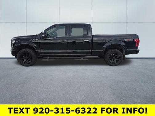 Shadow Black 2017 Ford F-150 Platinum
