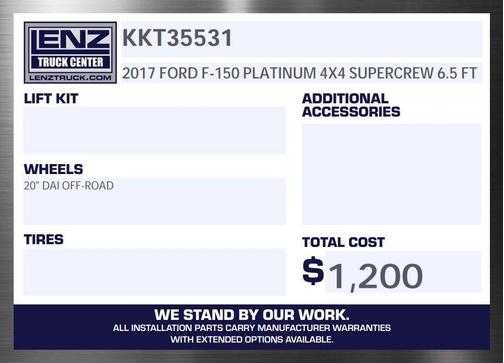 Shadow Black 2017 Ford F-150 Platinum