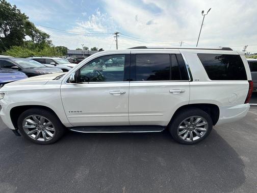 White Diamond Tricoat 2015 Chevrolet Tahoe LTZ