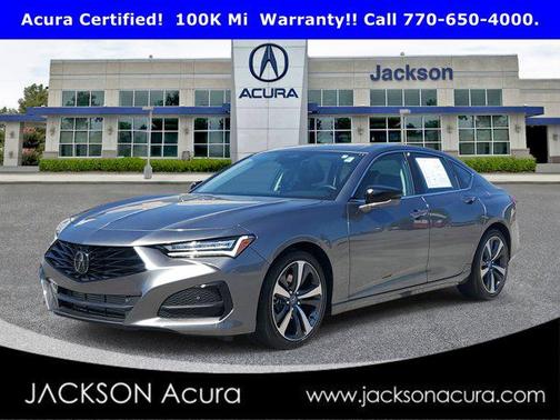 Liquid Carbon Metallic 2025 Acura TLX Technology