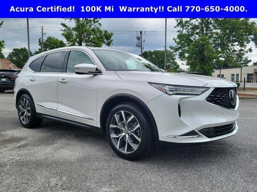 Platinum White Pearl 2023 Acura MDX Technology Package