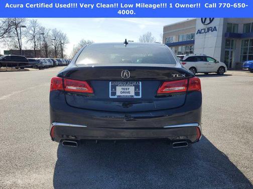 Crystal Black Pearl 2019 Acura TLX Technology