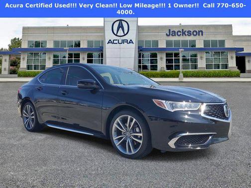 Crystal Black Pearl 2019 Acura TLX Technology