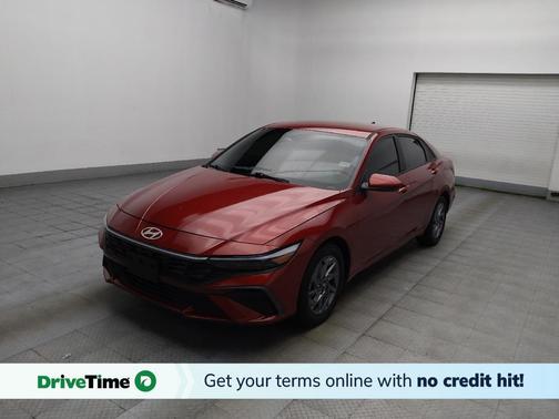 Ultimate Red Metallic 2024 Hyundai ELANTRA HEV Blue