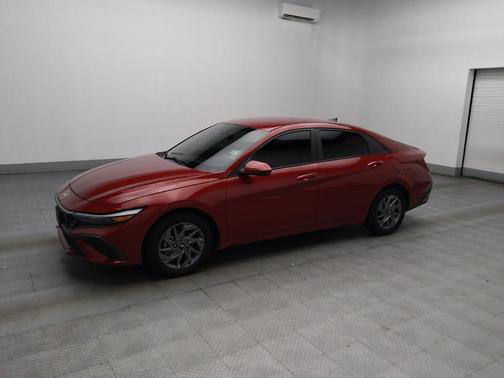 Ultimate Red Metallic 2024 Hyundai ELANTRA HEV Blue