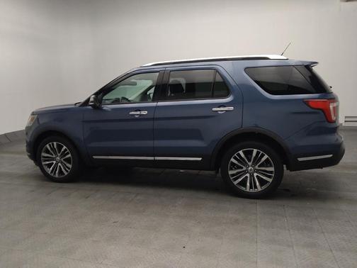 Blue Metallic 2019 Ford Explorer Platinum