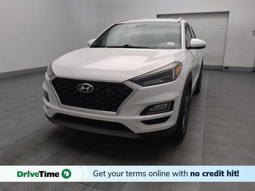 Dazzling White 2019 Hyundai TUCSON Sport