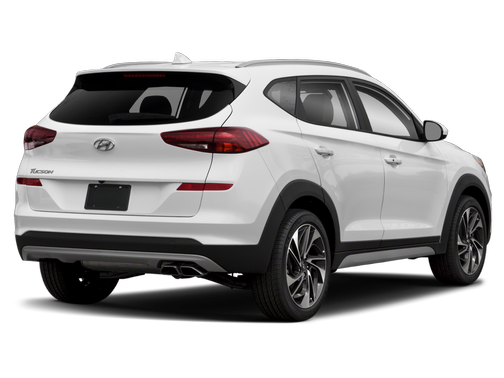 Dazzling White 2019 Hyundai TUCSON Sport
