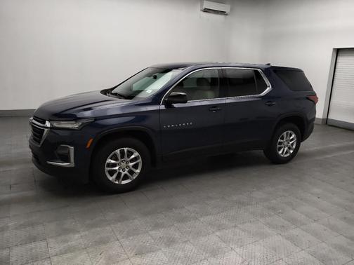 Northsky Blue Metallic 2022 Chevrolet Traverse LS