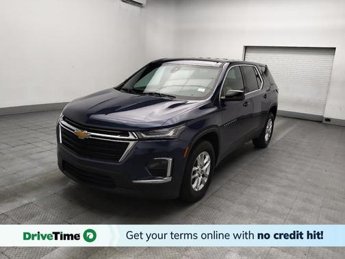 Northsky Blue Metallic 2022 Chevrolet Traverse LS