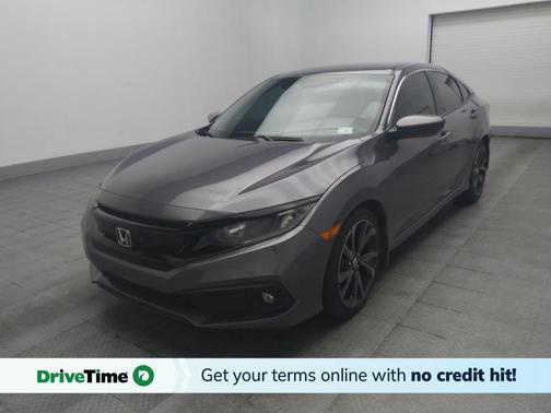 Modern Steel Metallic 2020 Honda Civic Sport
