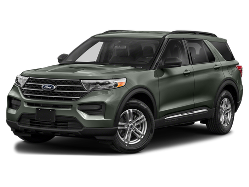 Forged Green Metallic 2022 Ford Explorer XLT