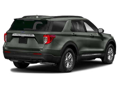 Forged Green Metallic 2022 Ford Explorer XLT