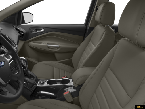 White Platinum Metallic Tri-Coat 2016 Ford Escape Titanium