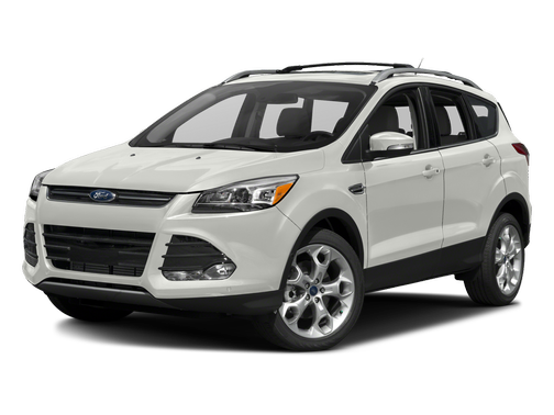 White Platinum Metallic Tri-Coat 2016 Ford Escape Titanium