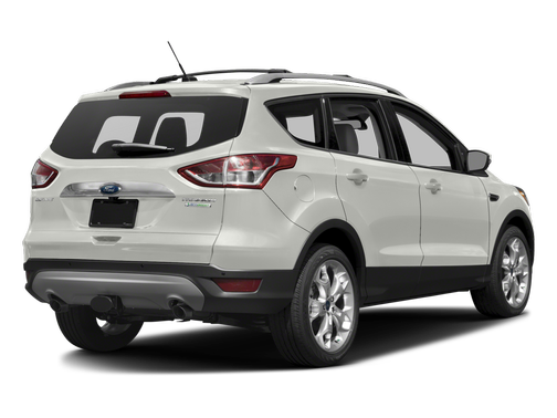 White Platinum Metallic Tri-Coat 2016 Ford Escape Titanium