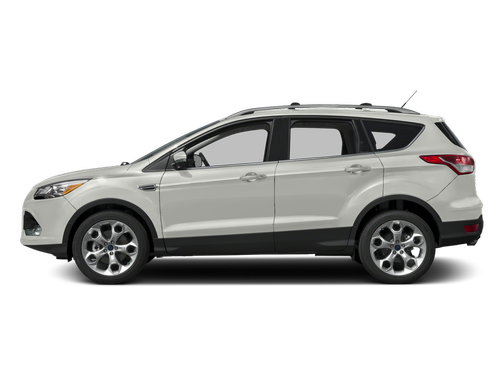 White Platinum Metallic Tri-Coat 2016 Ford Escape Titanium