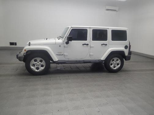 White 2015 Jeep Wrangler Unlimited Sahara
