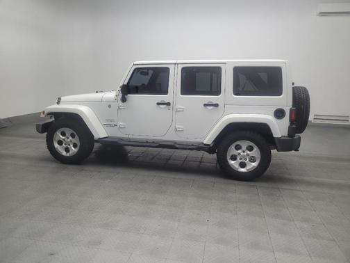 White 2015 Jeep Wrangler Unlimited Sahara
