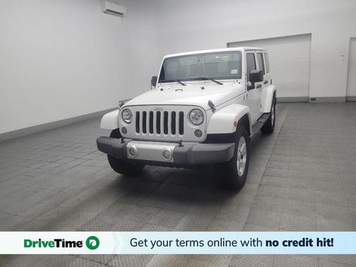 White 2015 Jeep Wrangler Unlimited Sahara
