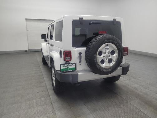 White 2015 Jeep Wrangler Unlimited Sahara
