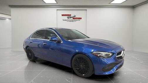 Blue 2023 Mercedes-Benz C-Class C 300 4MATIC