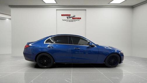 Blue 2023 Mercedes-Benz C-Class C 300 4MATIC