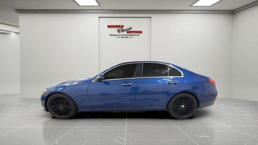 Blue 2023 Mercedes-Benz C-Class C 300 4MATIC