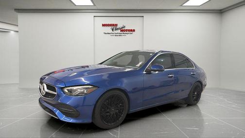 Blue 2023 Mercedes-Benz C-Class C 300 4MATIC