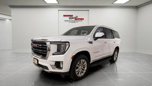 Summit White 2021 GMC Yukon SLT