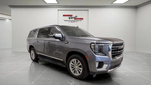 Satin Steel Metallic 2021 GMC Yukon XL SLT
